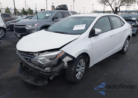 2016 Toyota Corolla Le из США, поврежденный, VIN 5YFBURHE9GP398987